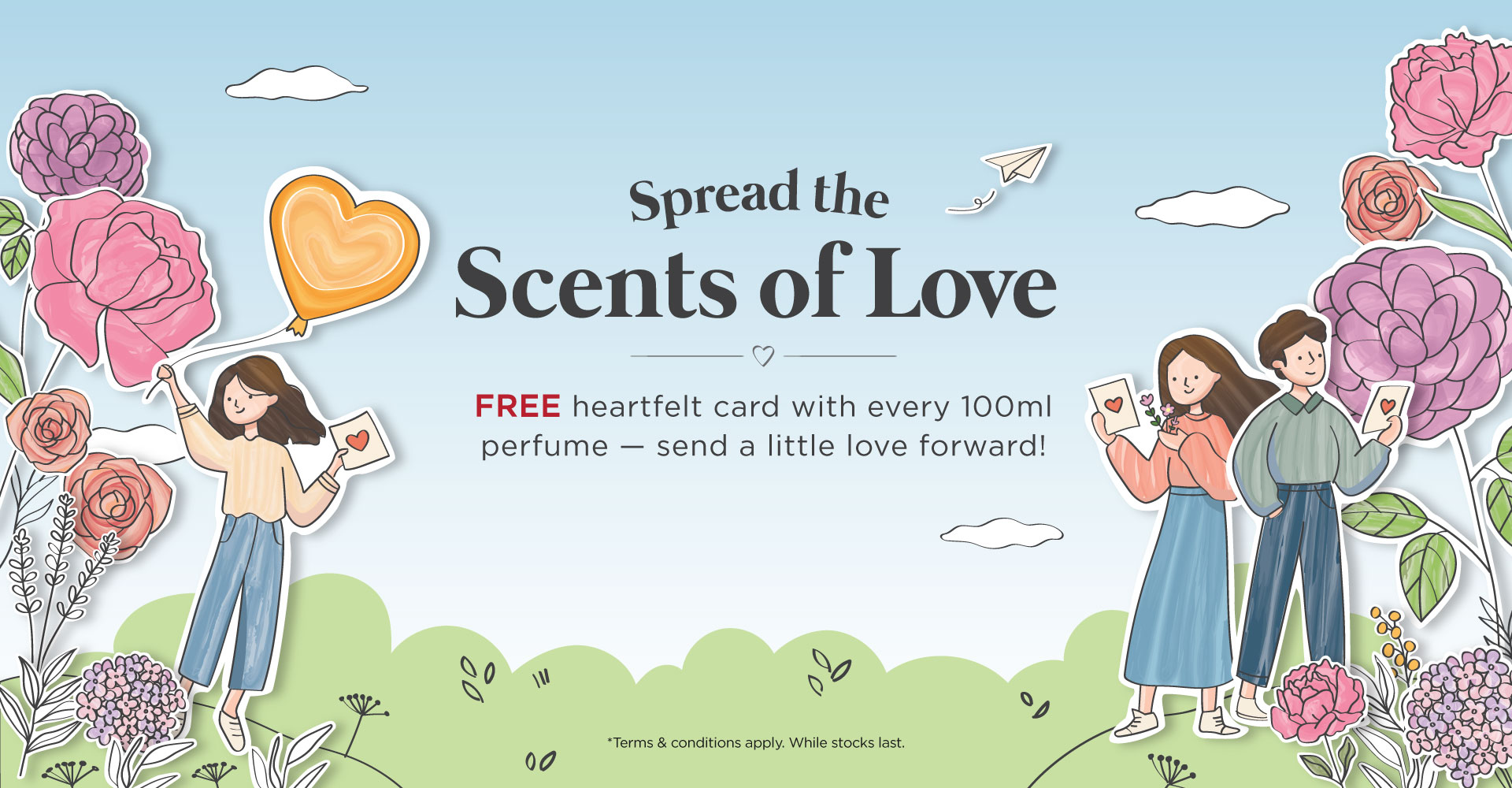 Scents of Love, charity, gifts, donation, card