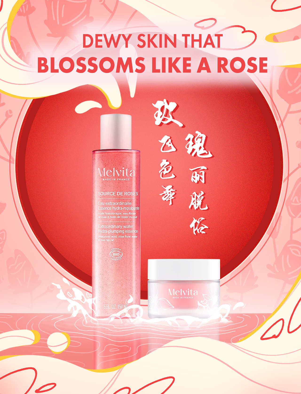 Source de Roses: Organic Rose Skincare for Hydrated & Radiant Skin