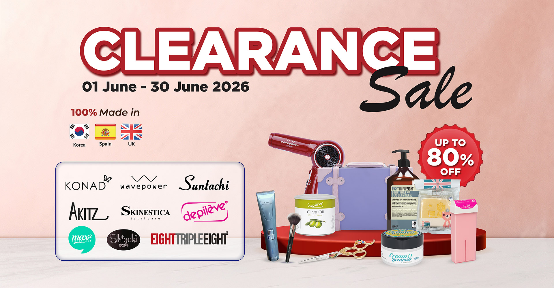 CLEARANCE SALE JUNE